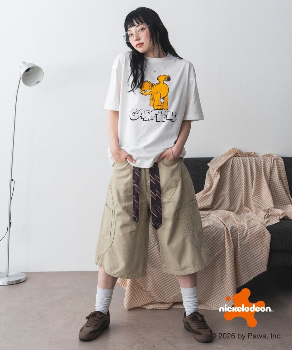 WEGO 【ユニセックス着用ITEM】GARFIELDグラフィックT（SS） 