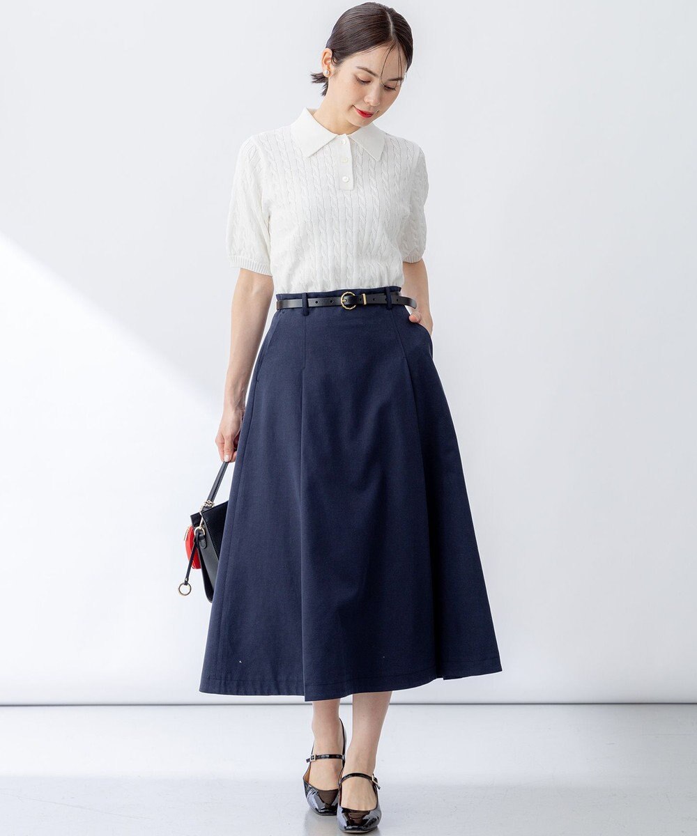 組曲 L チノライク スカート 