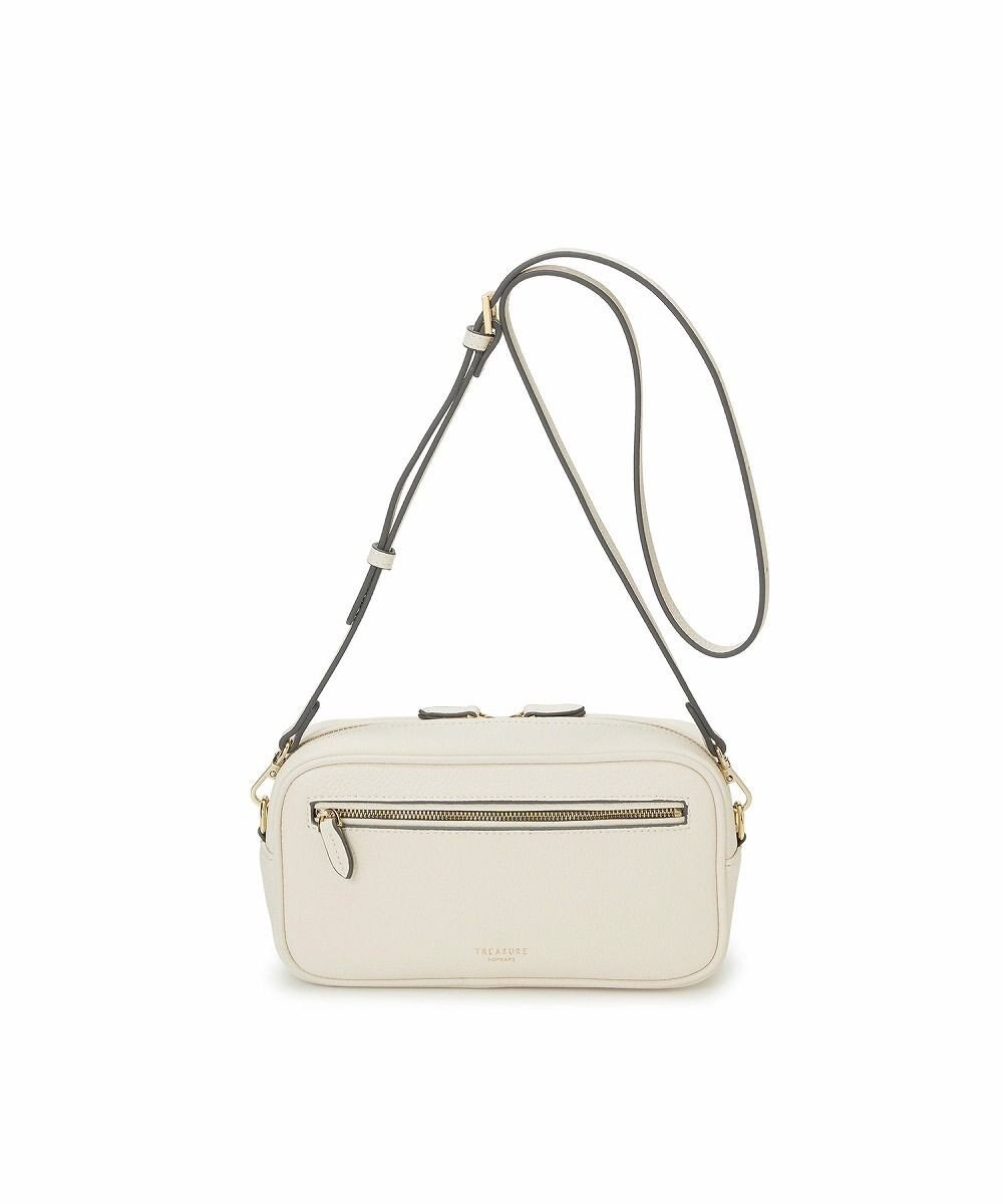 TOPKAPI 【TREASURE TOPKAPI】シュリンクレザー スクエア 2way ショルダー バッグ 