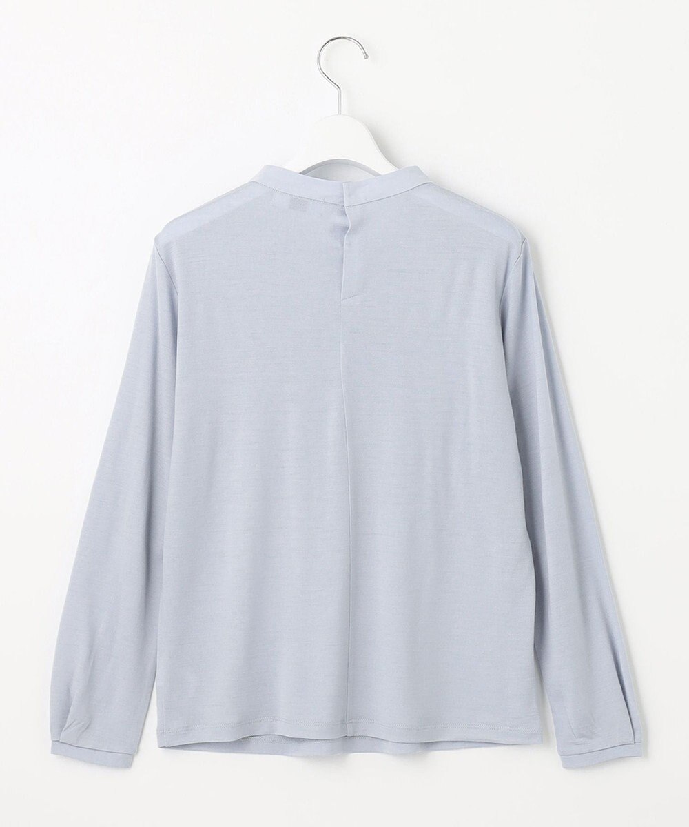 J.PRESS LADIES ウォッシャブルウールジャージー ボウタイ カットソー 