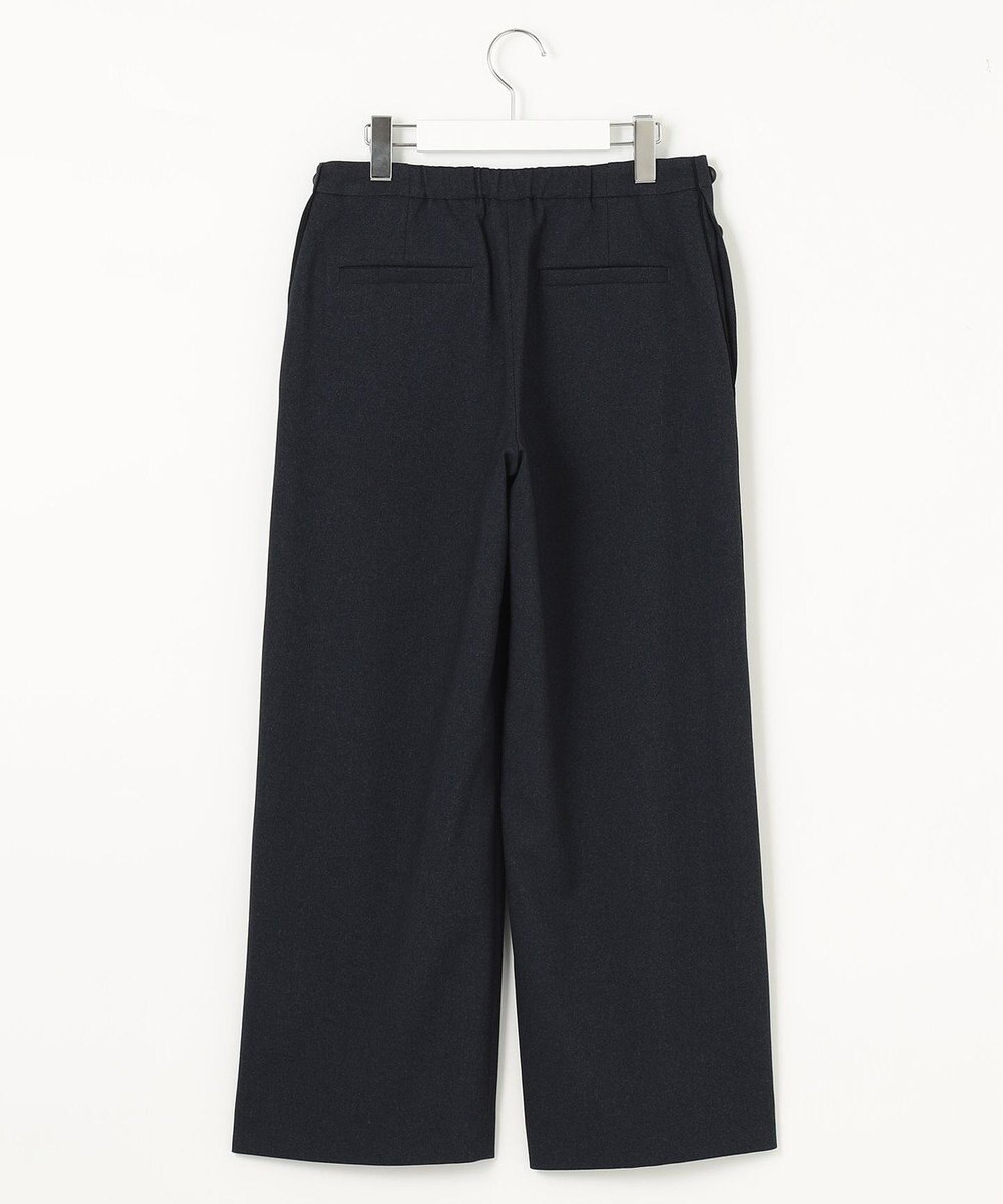 J.PRESS LADIES S 【洗える】LANTECシャークスキン セミワイド パンツ 