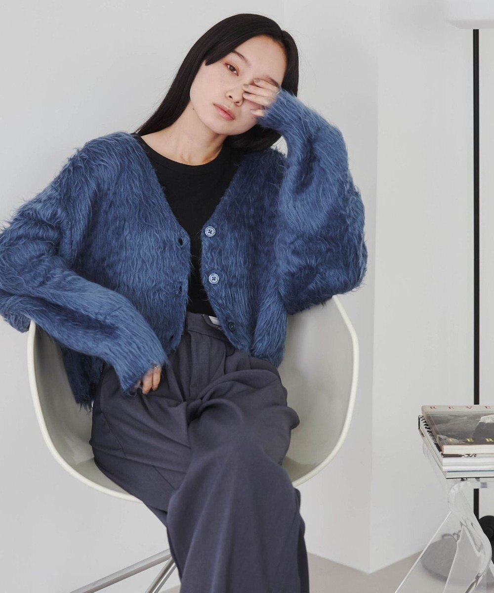 WEGO ファータッチニットショートカーデ 