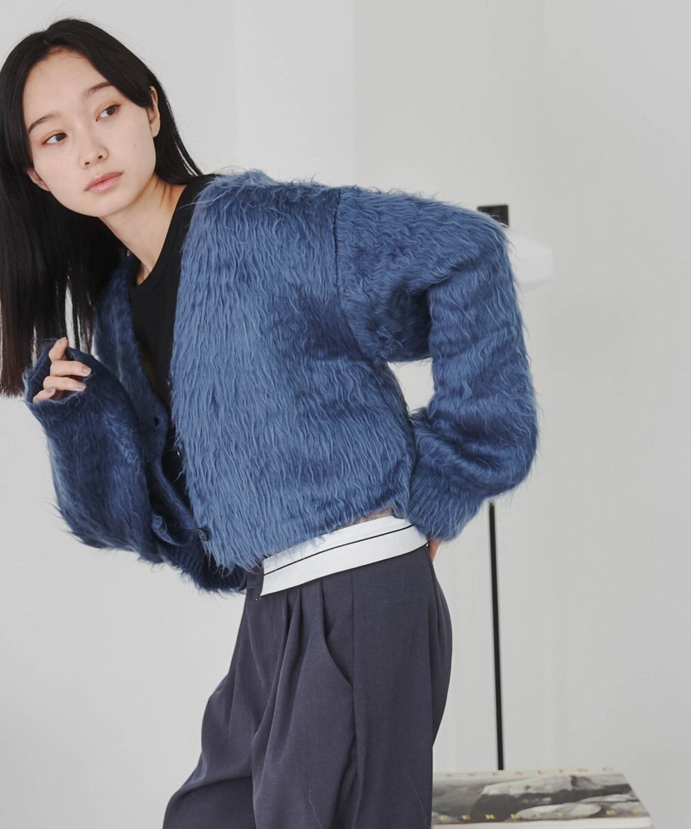 WEGO ファータッチニットショートカーデ 