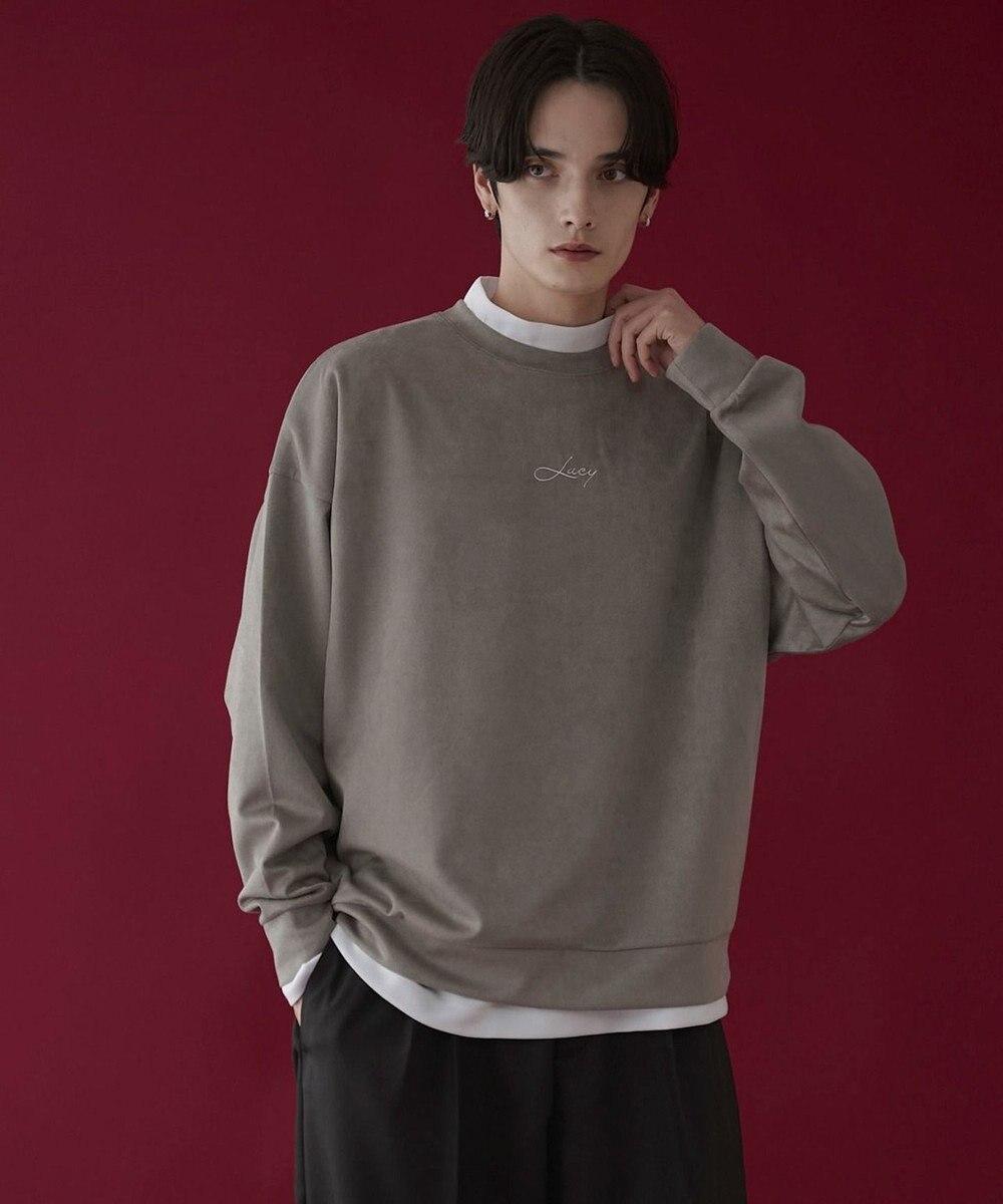 WEGO 【2点SET】フェイクスウェードアンサンブルプルオーバー 