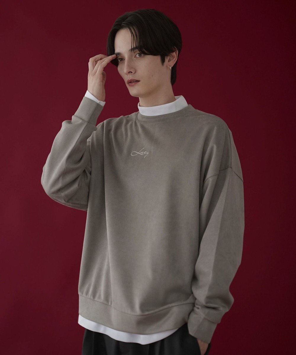 WEGO 【2点SET】フェイクスウェードアンサンブルプルオーバー 