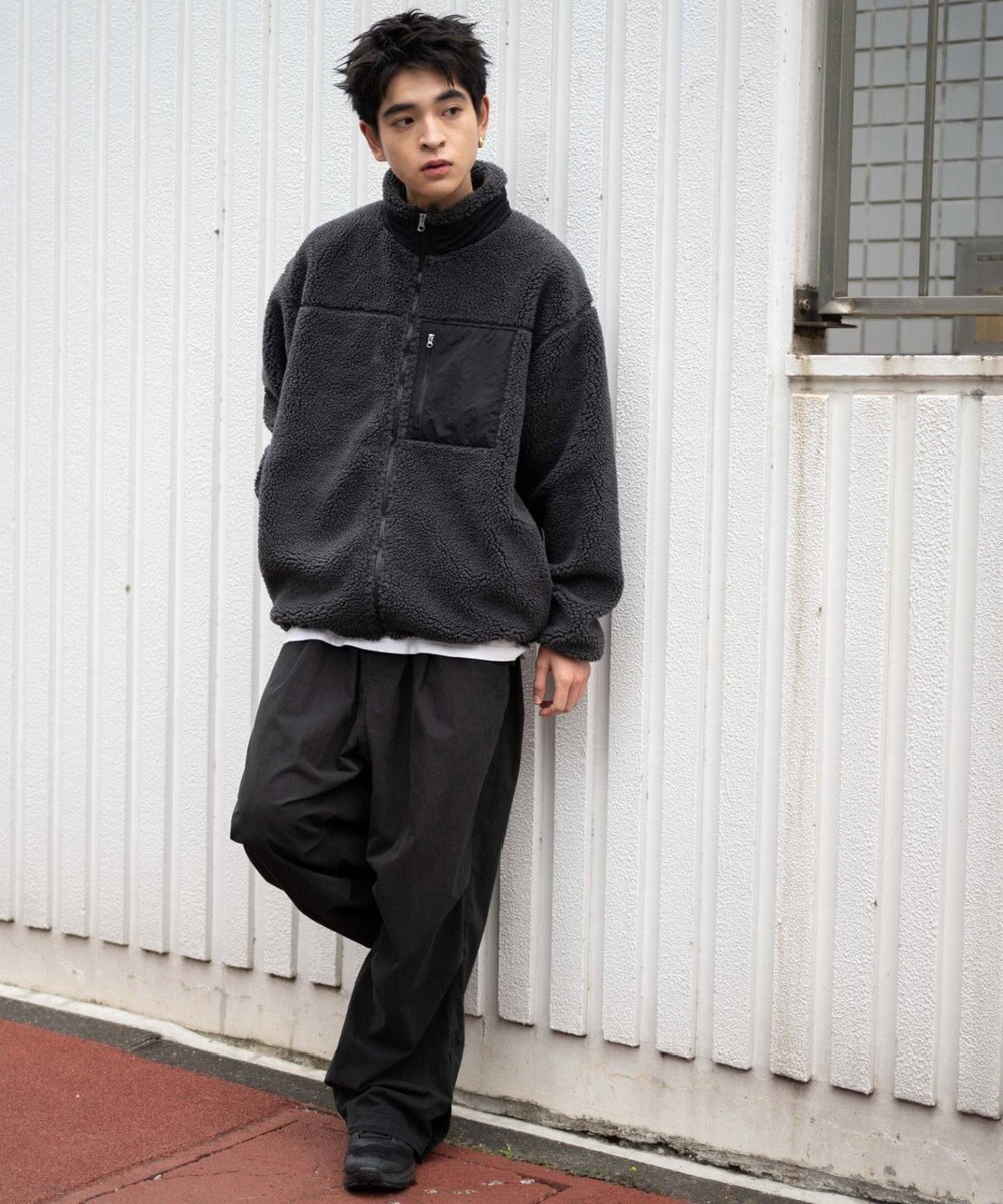 WEGO 【ユニセックス着用ITEM/SMLサイズ展開】ボアブルゾン 