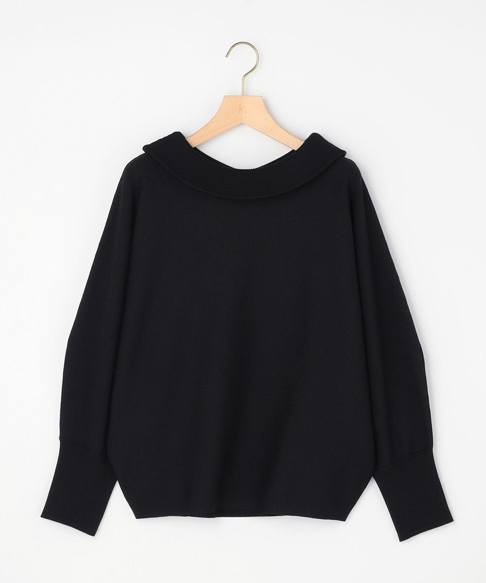 組曲 【加藤ローサさん着用・新色追加・前後着用可】スムースストレッチロールネック ニット 