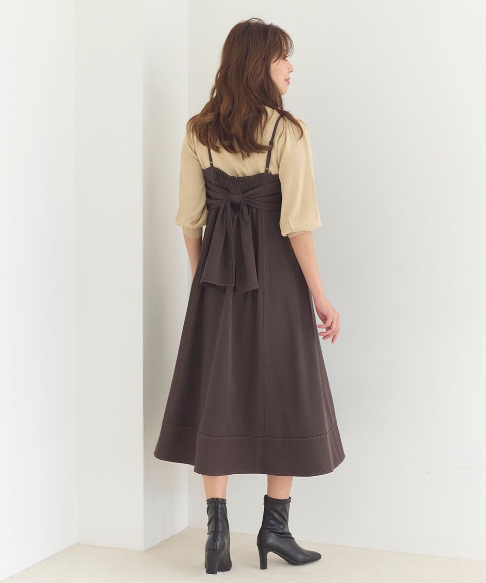 Feroux 【洗える】ラメ プルオーバーニット 