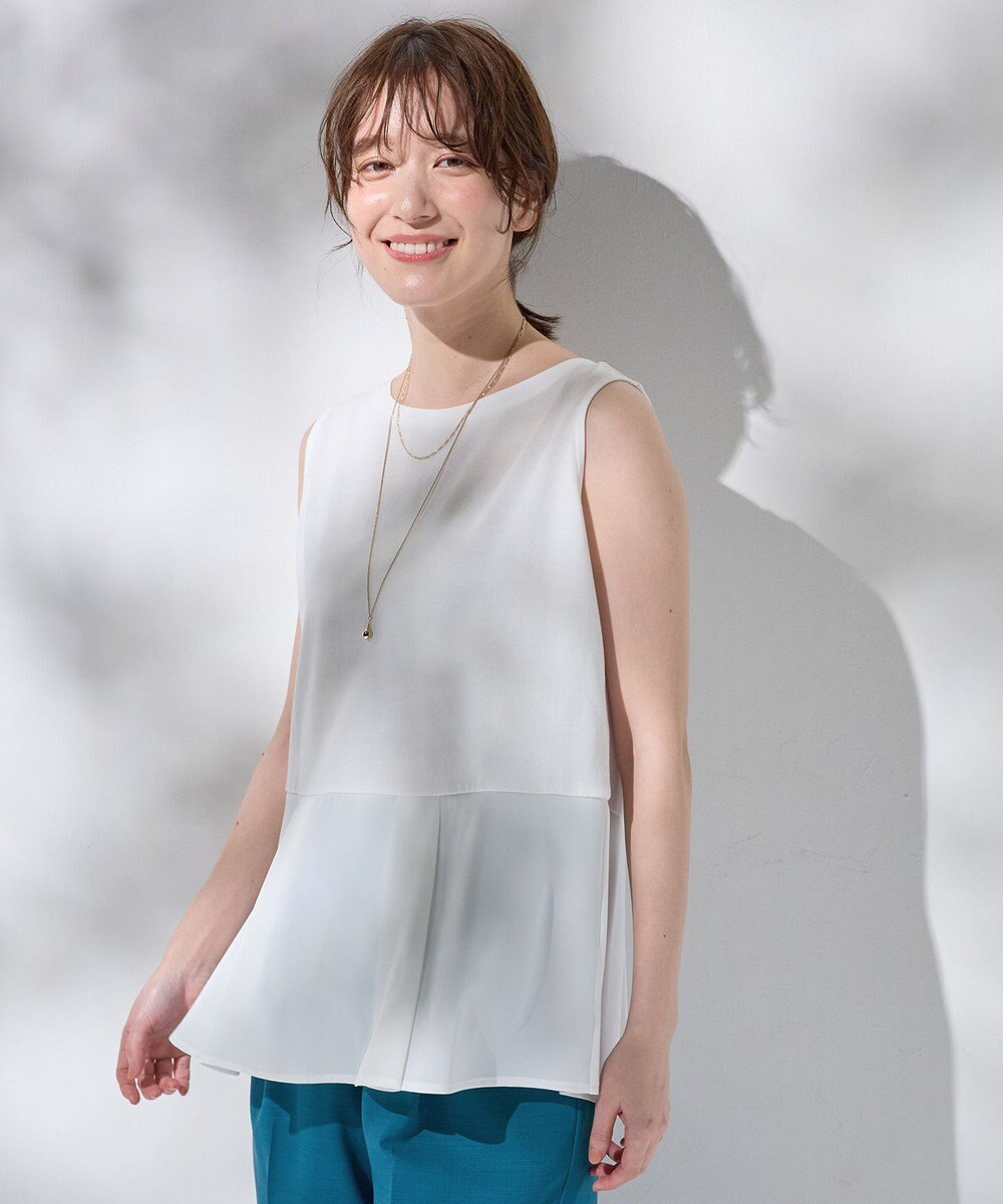 ANY L 【洗濯機可】タックヘムコンビインナー 