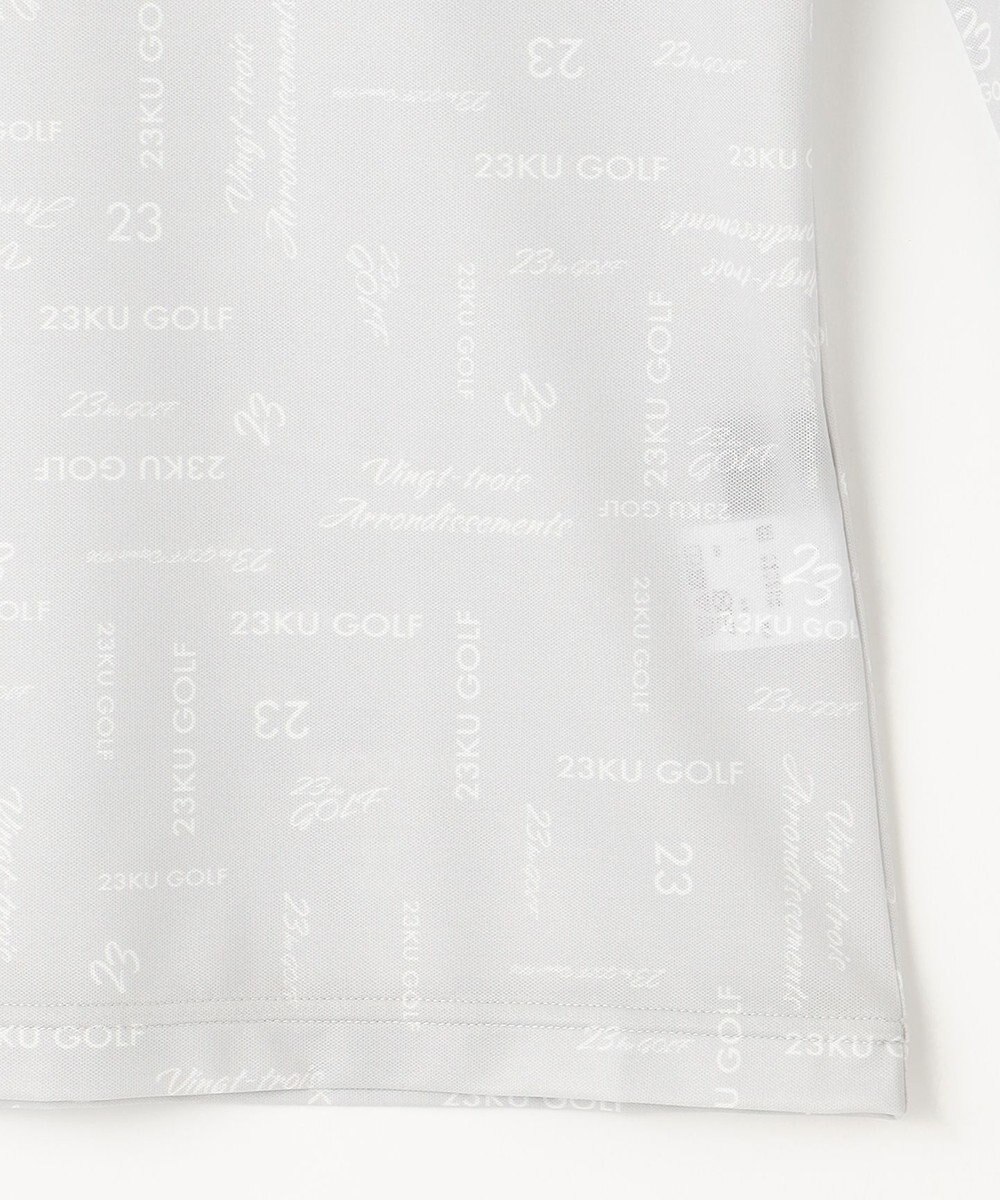 23区GOLF 【WOMEN】【吸水速乾・UVケア】５０ｄカノコロゴ総柄  インナーシャツ 