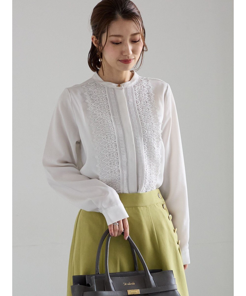 Te chichi フロントレースブラウス 