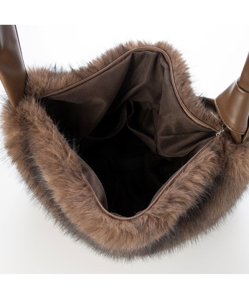 UNBILLION カシュカシュ cachecache / リボンワンハンドルエコファービッグバッグ 