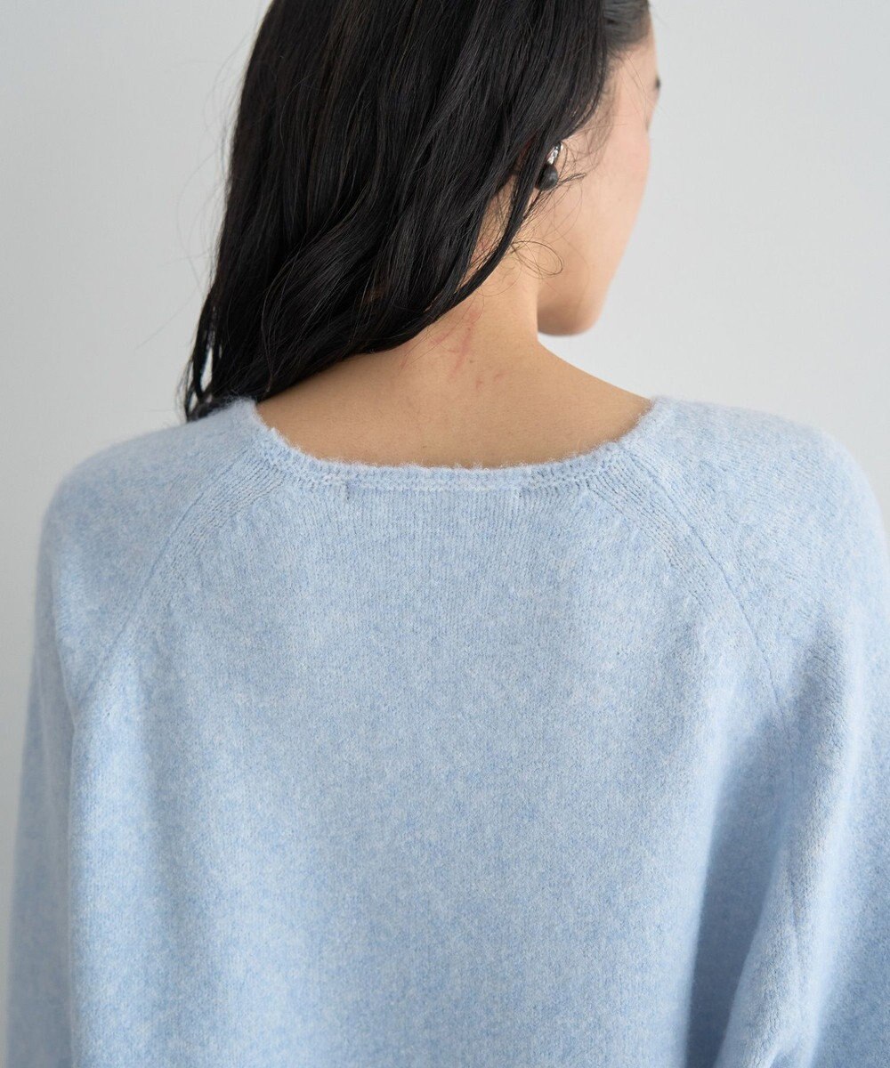 YECCA VECCA Vネックルーズニット 