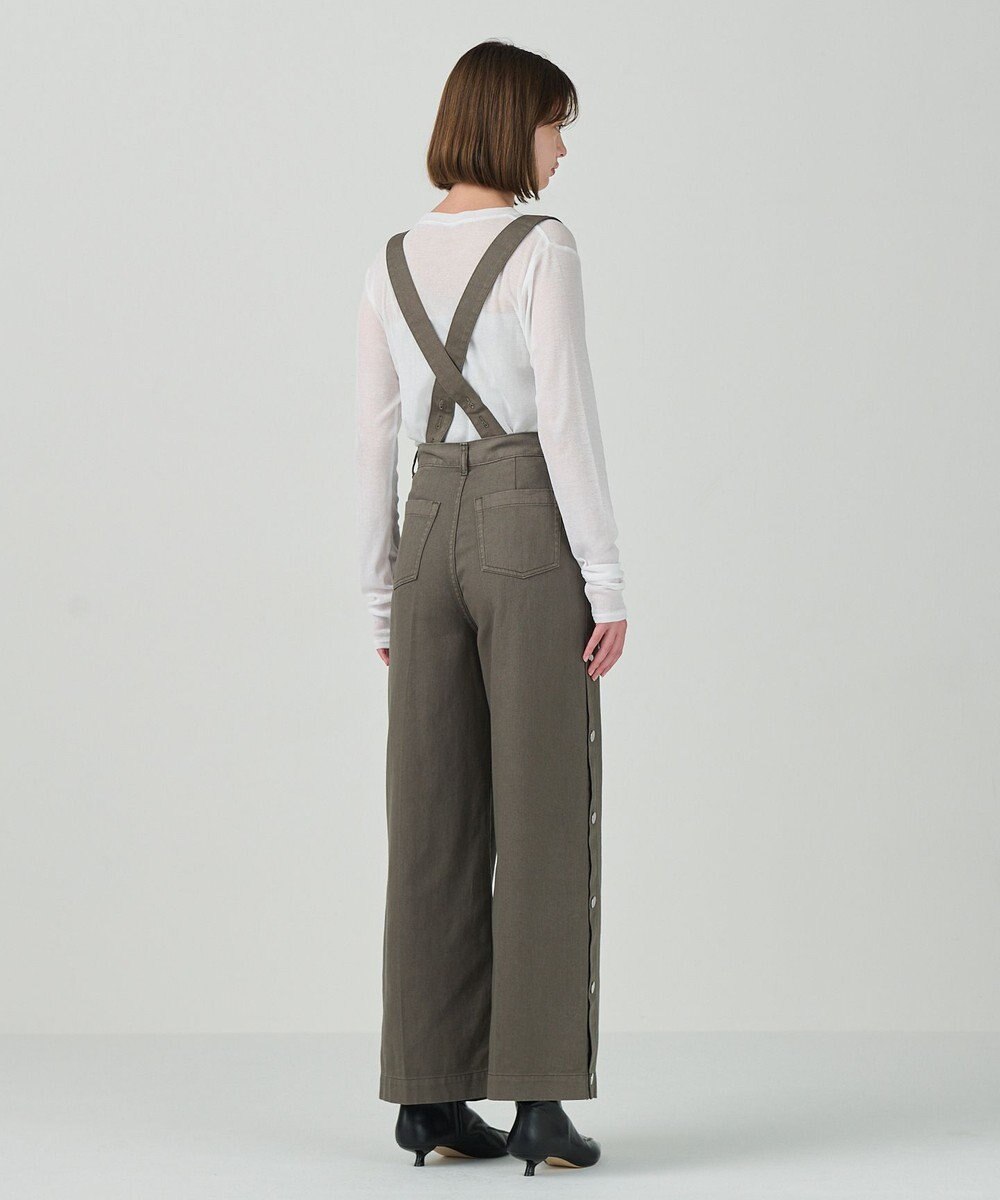 GRACE CONTINENTAL サスペンダーデニムパンツ 