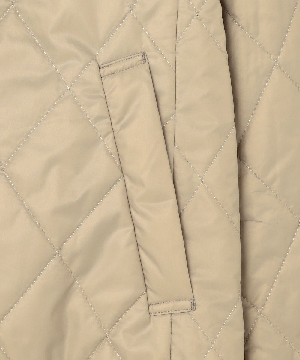 J.PRESS LADIES 【2way】スパンライクナイロンタッサー フーデッド コート 