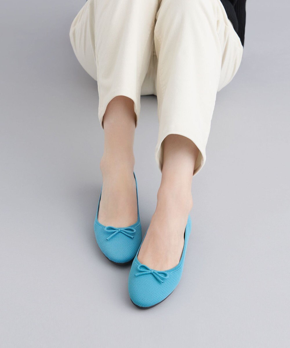 steppi 【洗える/撥水】ラウンド バレエ パンプス 
