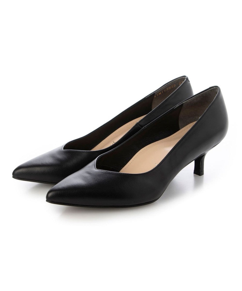 MODE ET JACOMO <MODE ET JACOMO>ポインテッドVカットプレーンパンプス 