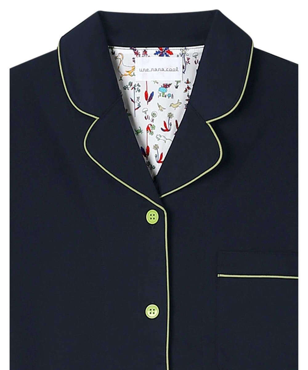 une nana cool 【綿100％】シルケットスムースパシャマ　ＭＡＤＥ　ＷＩＴＨ　ＬＩＢＥＲＴＹ　ＦＡＢＲＩＣ 