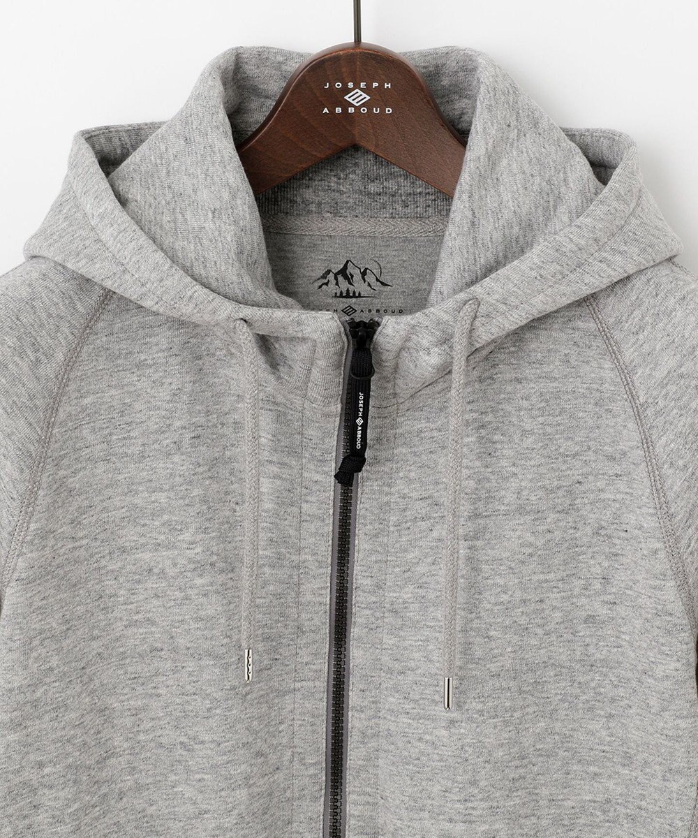 JOSEPH ABBOUD MOUNTAIN 【UNISEX】OGパイルエンブロイダイリー パーカー 