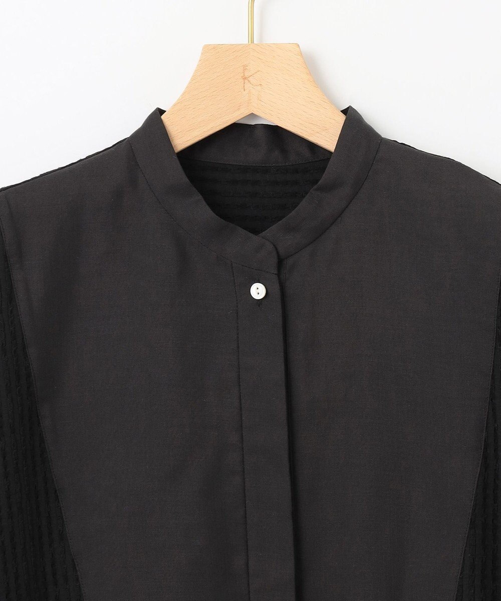 組曲 【WEB限定】ステッチストライプドビー ブラウス 