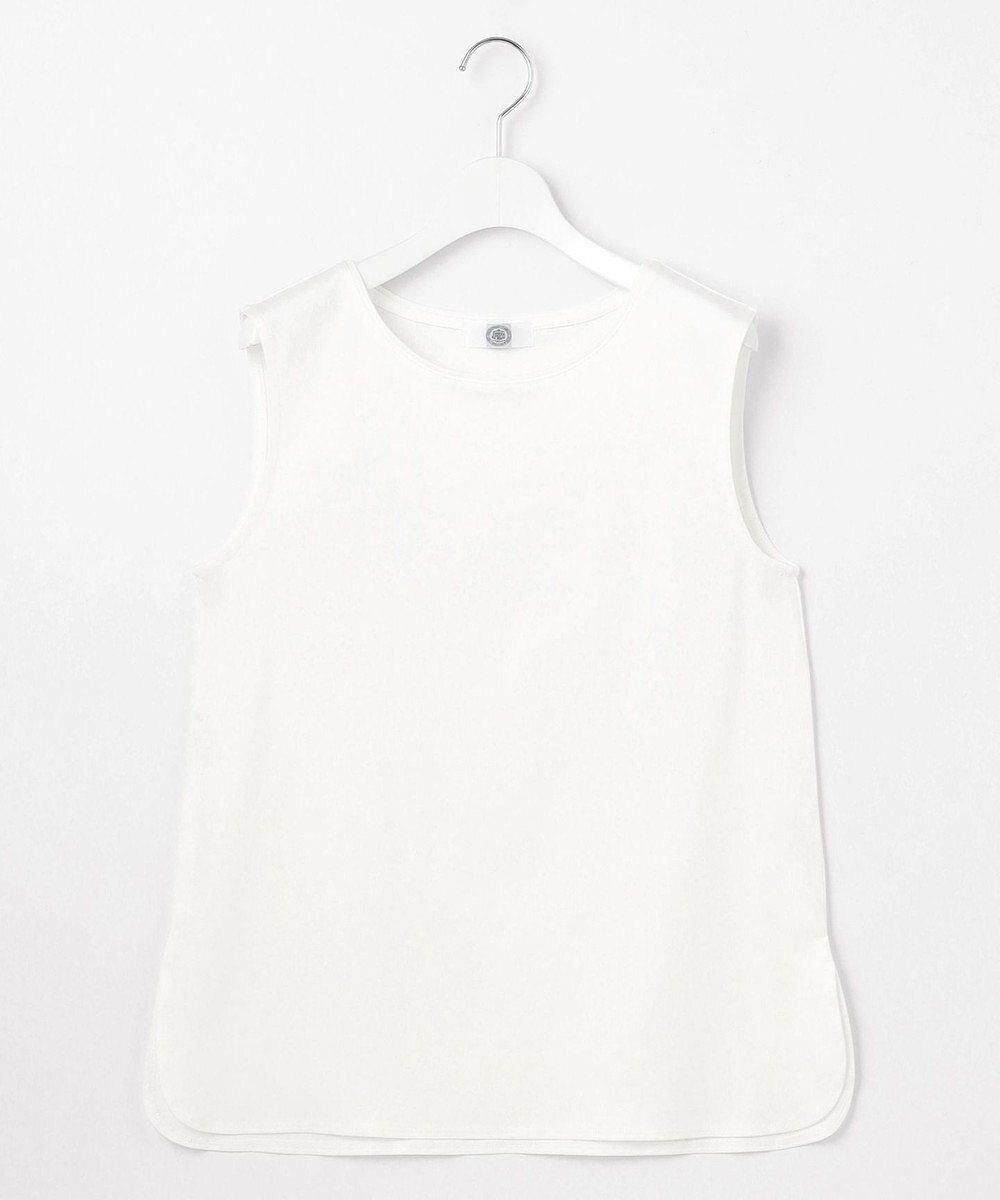 J.PRESS LADIES L 【洗える】スムースジャージー ノースリーブ カットソー 