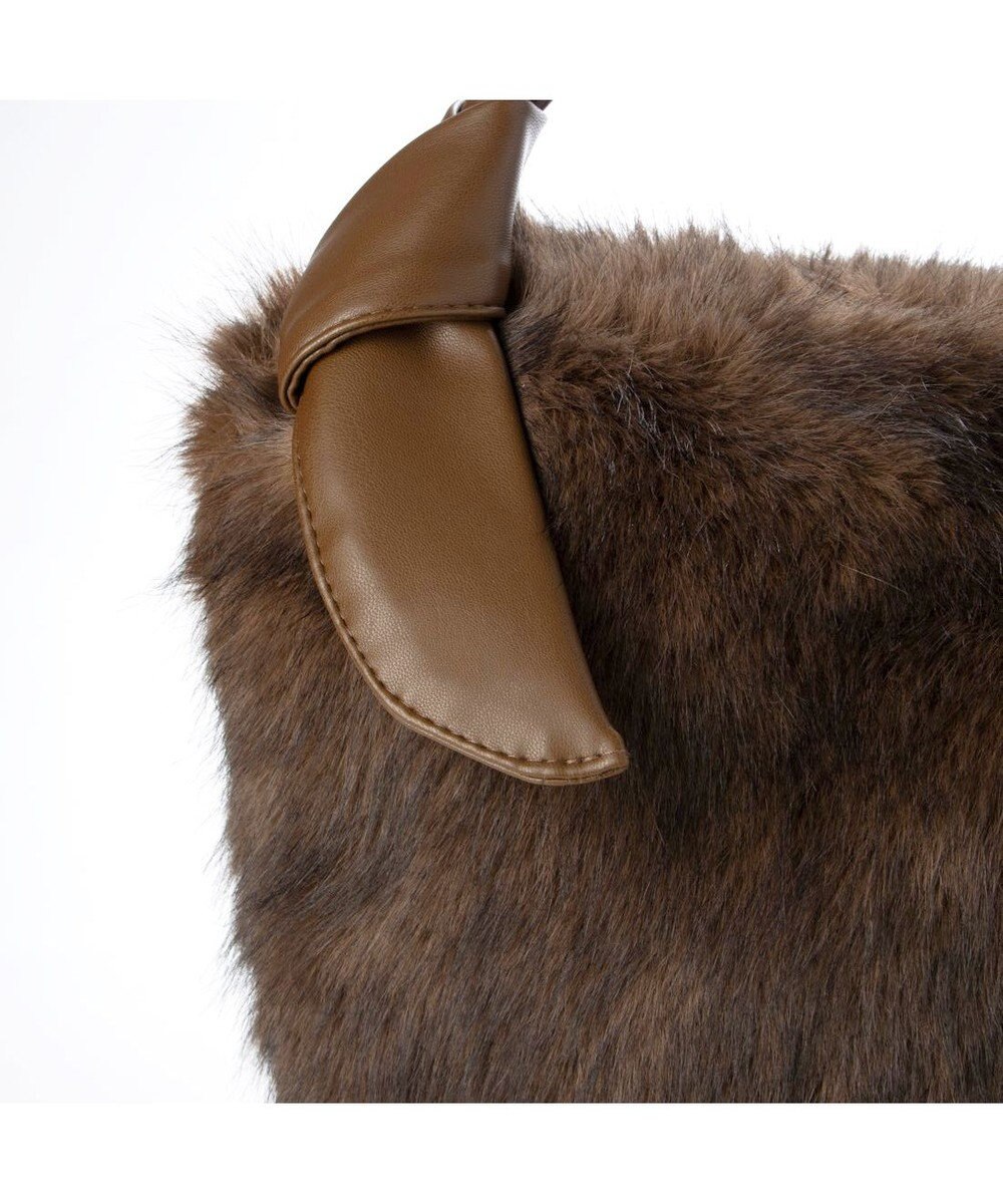 UNBILLION カシュカシュ cachecache / リボンワンハンドルエコファービッグバッグ 