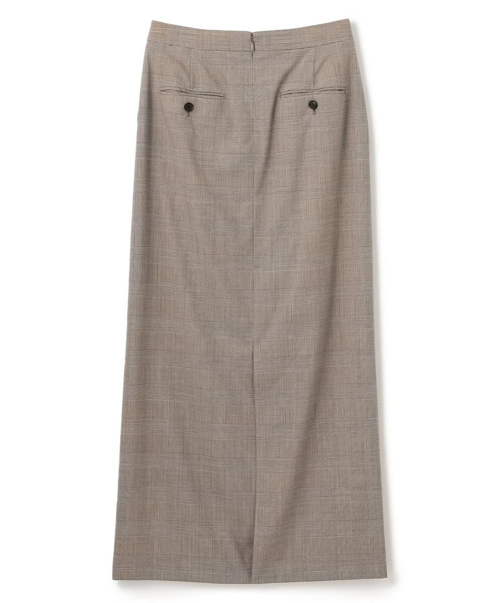 BEIGE， MER / グレンチェックスカート 