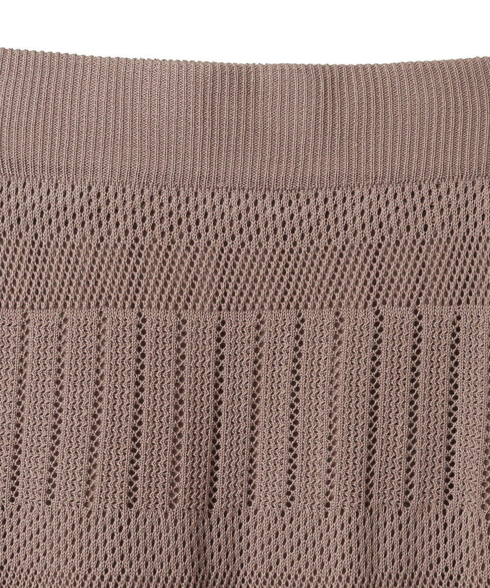 earth music&ecology ＳＥＴ２点レース編みペプラムカーデ＋スカート 