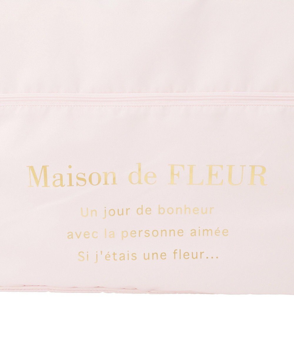Maison de FLEUR サテンキャリーオンバッグ 