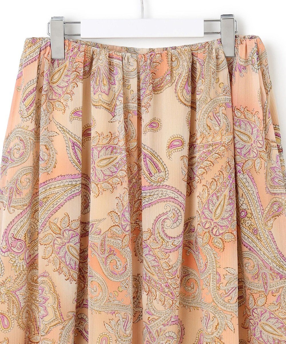 23区 S 【洗える】Erica クレープペイズリープリント スカート 