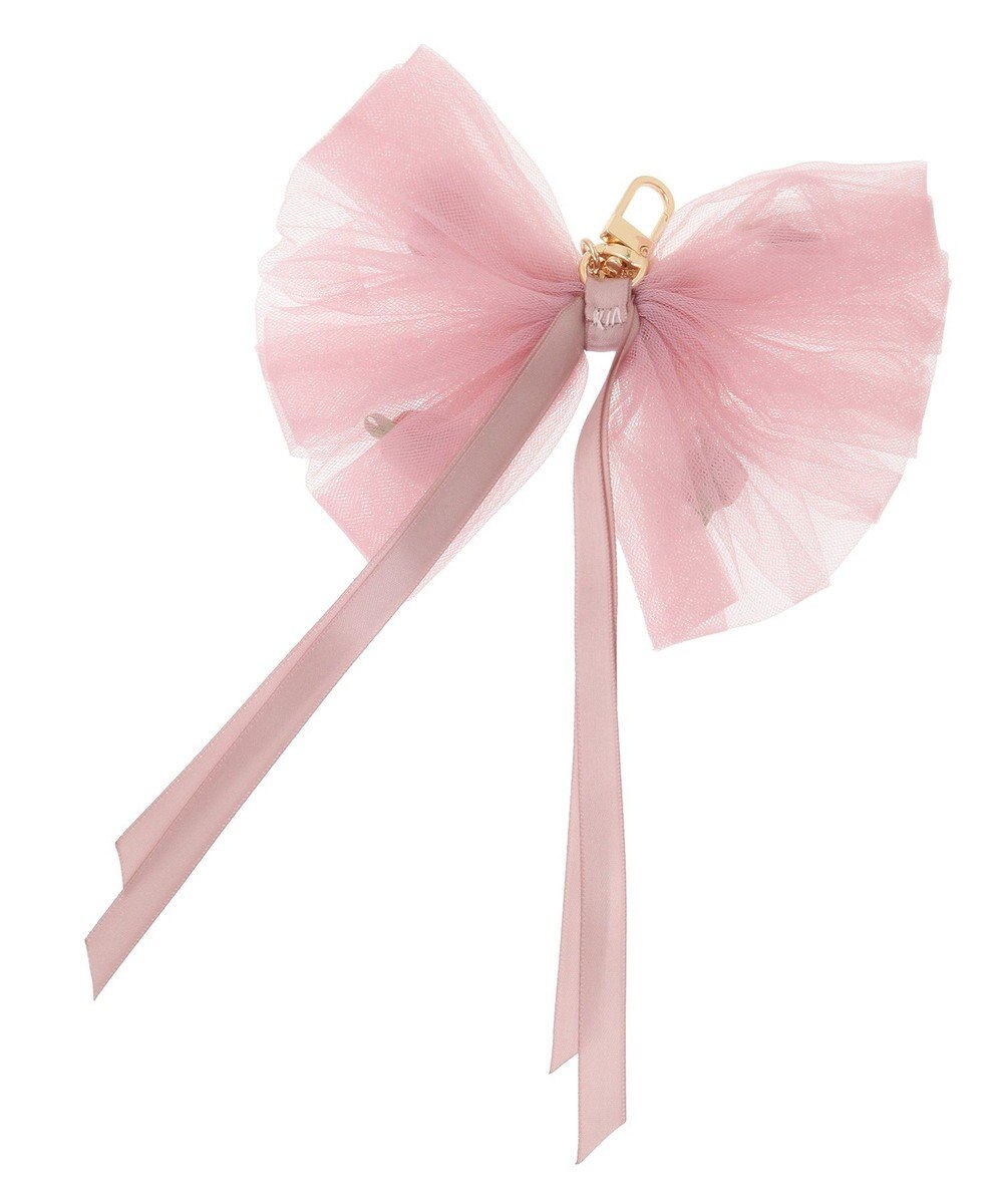 Maison de FLEUR チュールローズリボンチャーム 