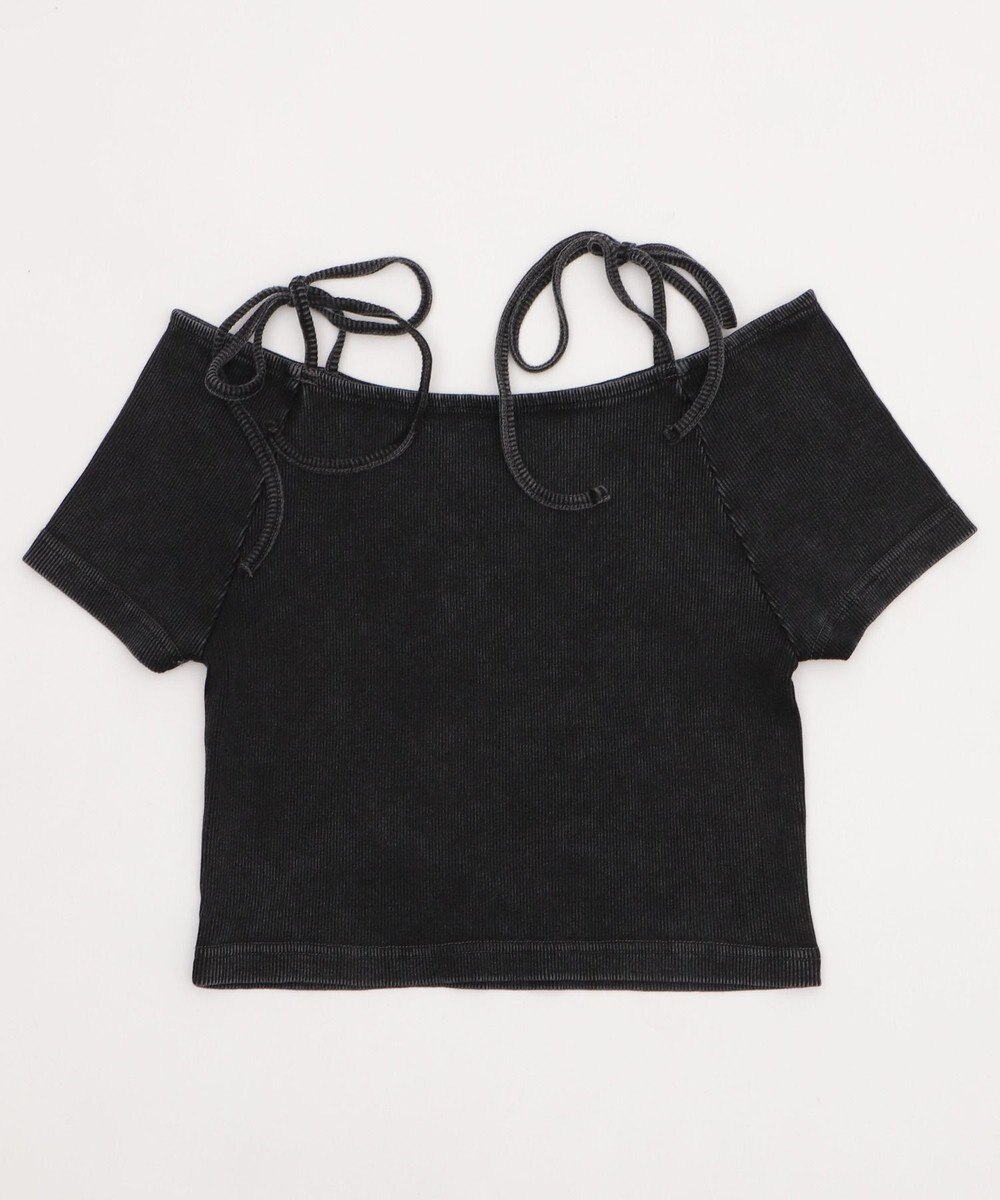 WEGO ヴィンテージウォッシュオフショルちびT 