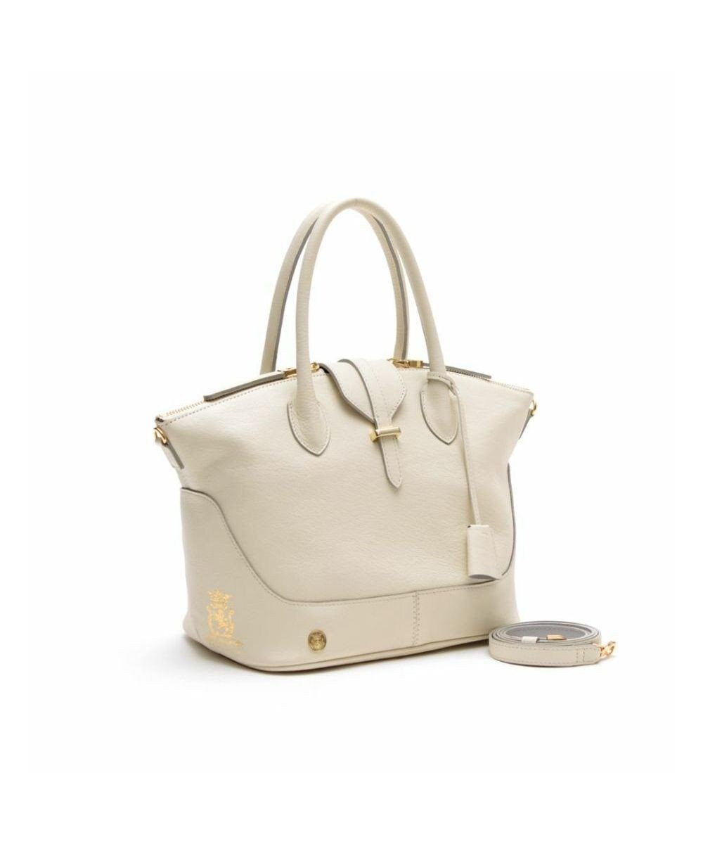 A.D.M.J. 【牛革】クラシックアニルブリロ/ノーブルファスナートート25cm(ショルダーストラップ付) 