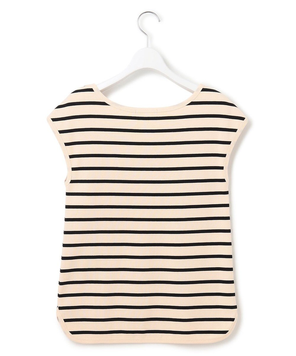 23区 【SLOW/一部店舗限定】ミドルフライスジャージー キャップスリーブカットソー 