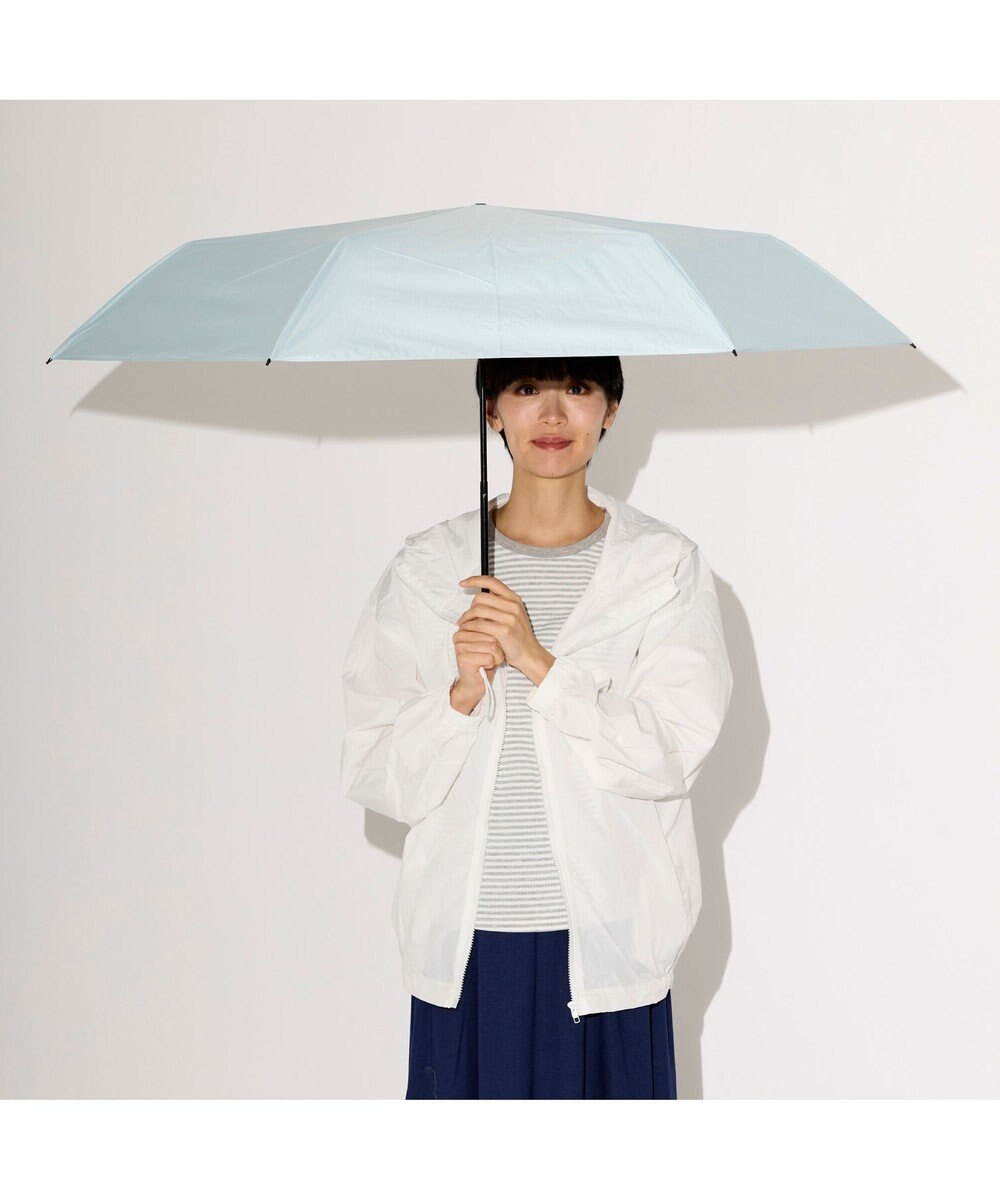 MOONBAT MIZUNO(ミズノ) ワンポイントロゴ 無地 日傘 折りたたみ傘 パラソル 晴雨兼用 軽量 遮熱効果 遮光率100% UV遮蔽100% 
