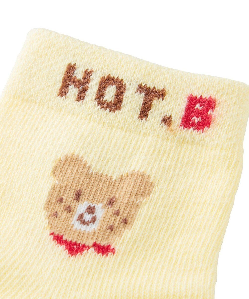 MIKI HOUSE HOT BISCUITS 【7-8cm】 ワンポイント ベビーソックス 