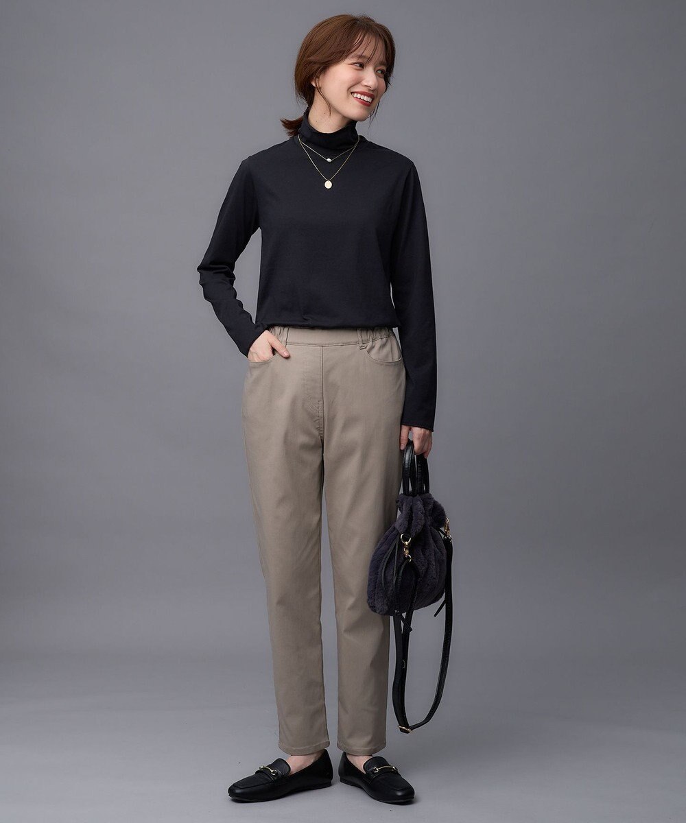 ANY L シアータートルネック 