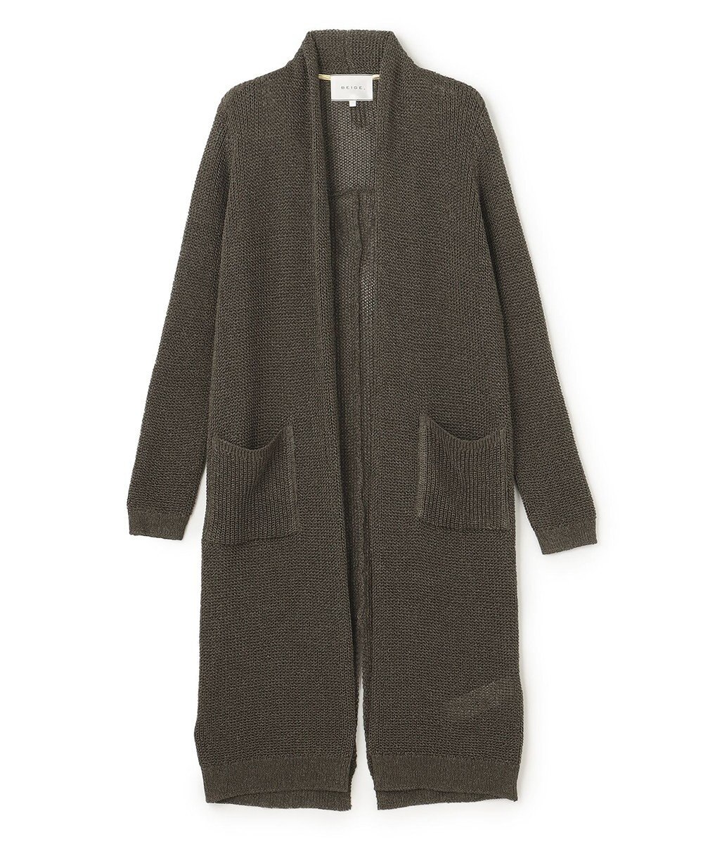 BEIGE， OPTICAL / ロングカーディガン 