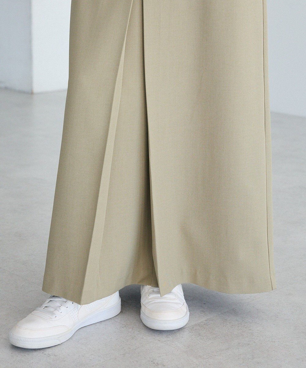 CRAFT STANDARD BOUTIQUE フロントタックロングスカート 