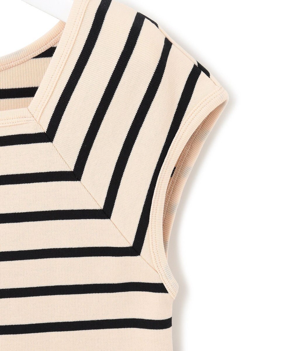 23区 S 【SLOW/一部店舗限定】ミドルフライスジャージー キャップスリーブカットソー 