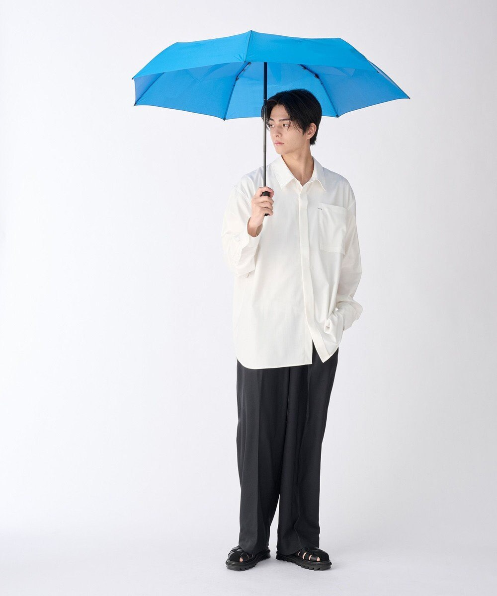 MOONBAT 【3秒でたためる傘/耐風/自動開閉】urawaza 無双(ウラワザ ムソウ)  折りたたみ傘 無地  58cm 