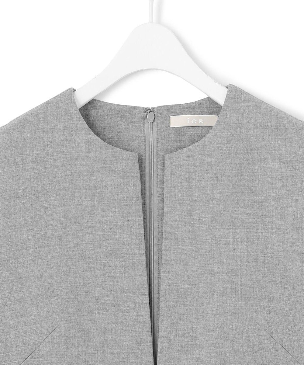 ICB L モスリンボンディング ジャンパースカート 