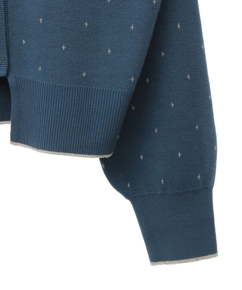 earth music&ecology ラメジャカードカーディガン 