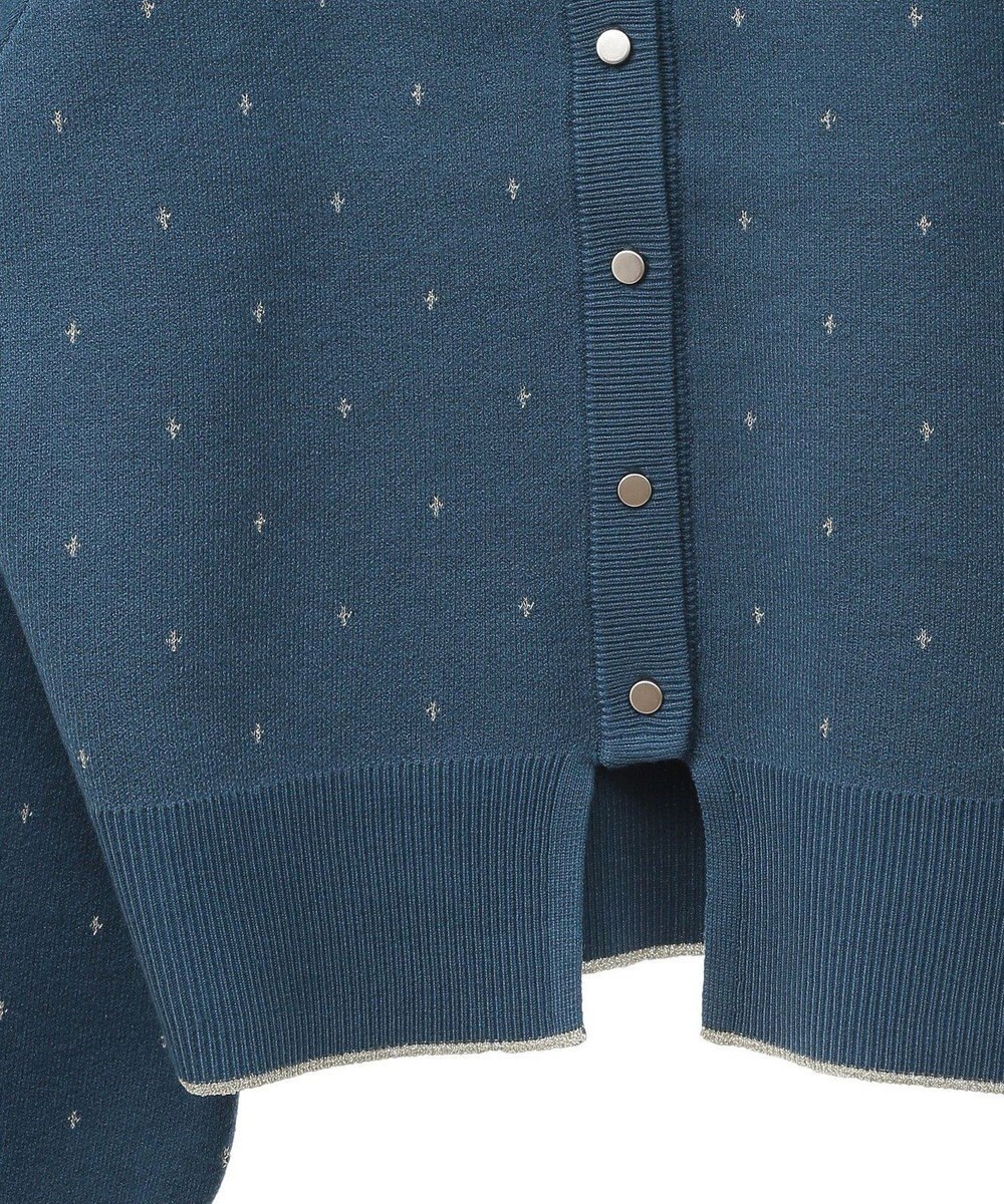 earth music&ecology ラメジャカードカーディガン 