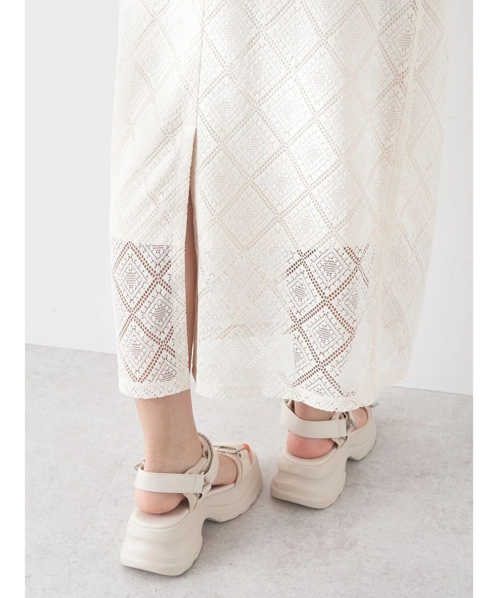 earth music&ecology モチーフナロースカート 