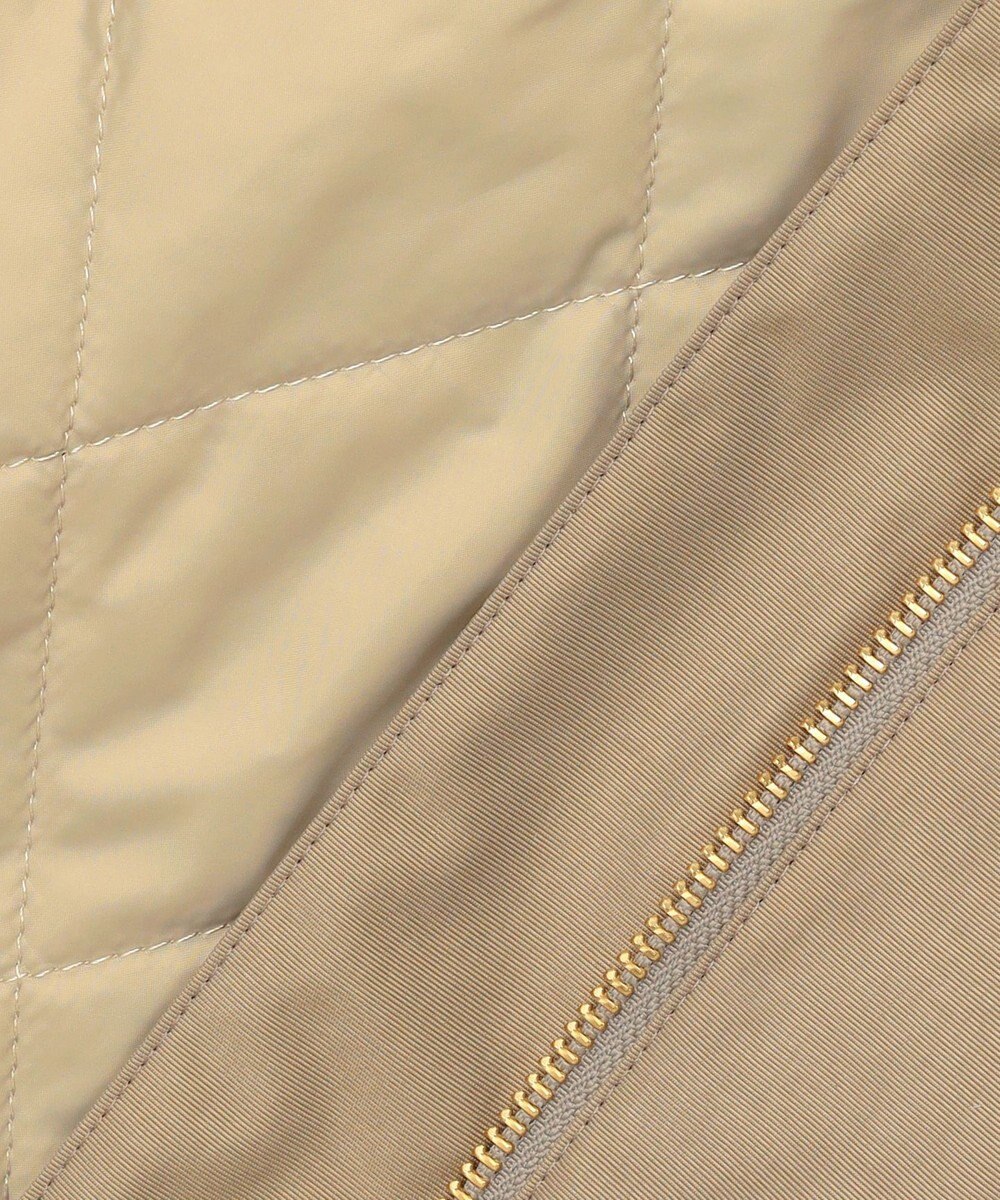 J.PRESS LADIES 【2way】スパンライクナイロンタッサー フーデッド コート 