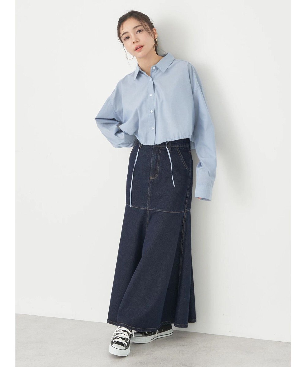 earth music&ecology ドロストヘムショートシャツ 