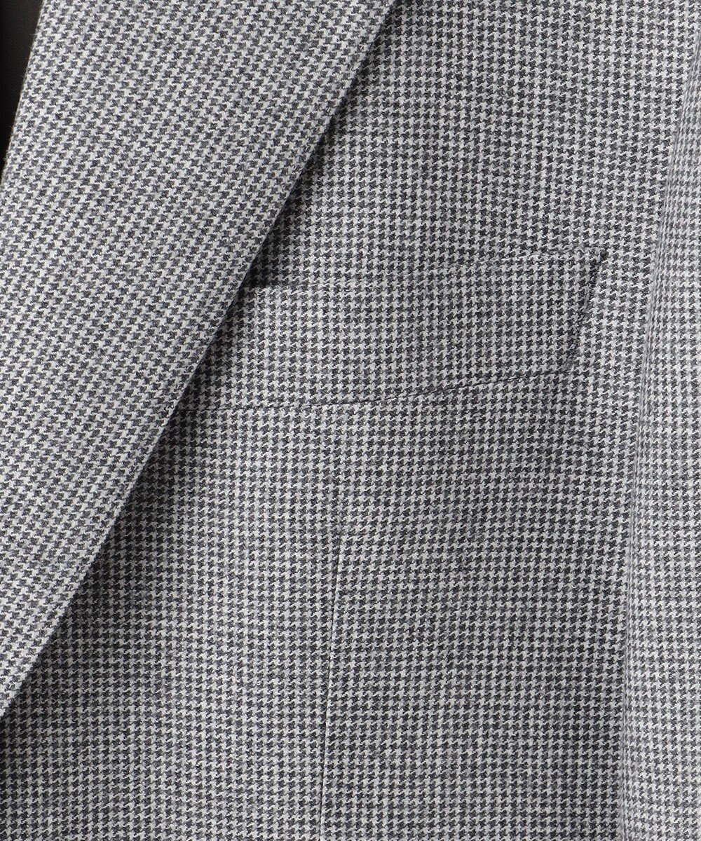 GOTAIRIKU 【CANONICO/カノニコ】サキソニーウールコットンブレンド ジャケット_グレー千鳥柄 