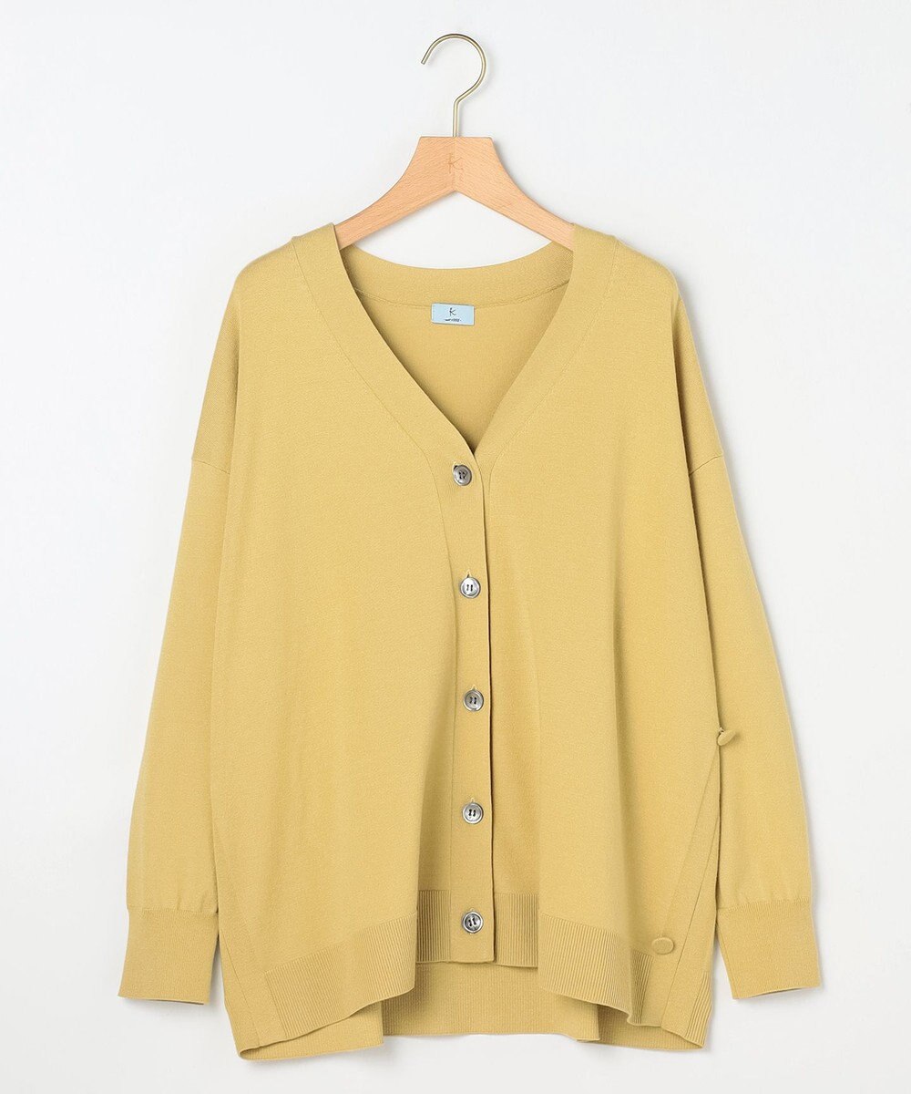 組曲 【加藤ローサさん着用 / 2WAY】スムースストレッチカシュクール カーディガン 