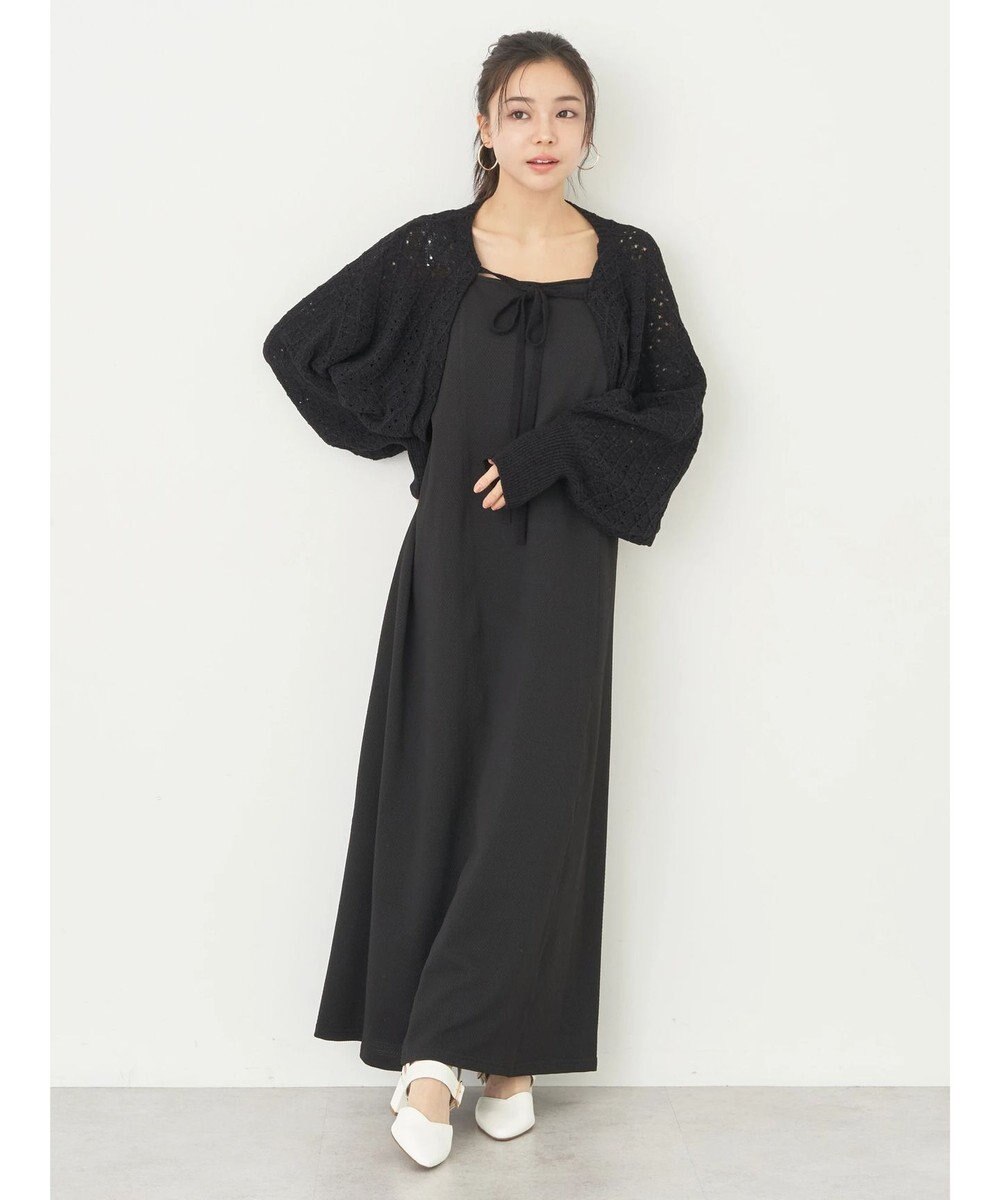 earth music&ecology ＳＥＴ２点　マルチウェイボレロキャミワンピース 